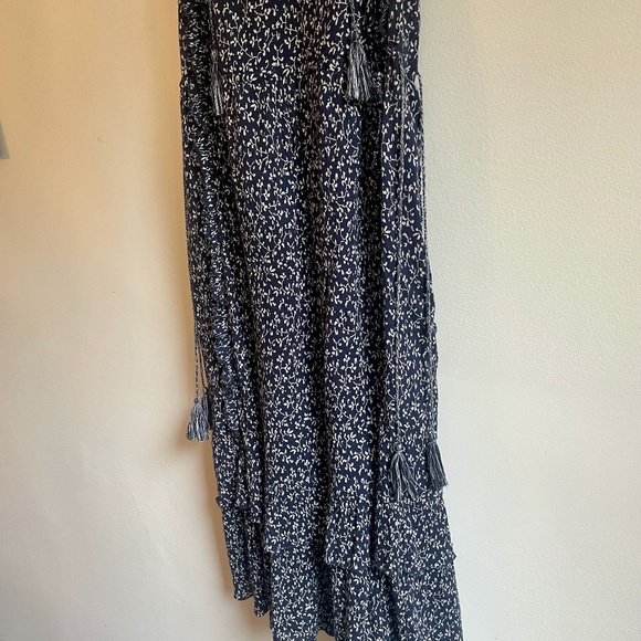Ulla Johnson Blue Pattern Midi Dress - Picture 8 of 10